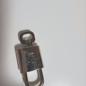 Louis Vuiddon Silver vintage lock and key